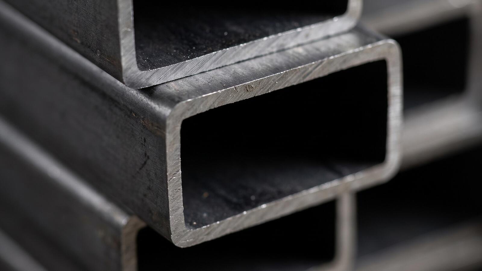 Detalle de perfil estructural HSS rectangular